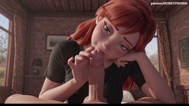 Anna is going to introduce us to her favorite "toy" Frozen 3D porn animation